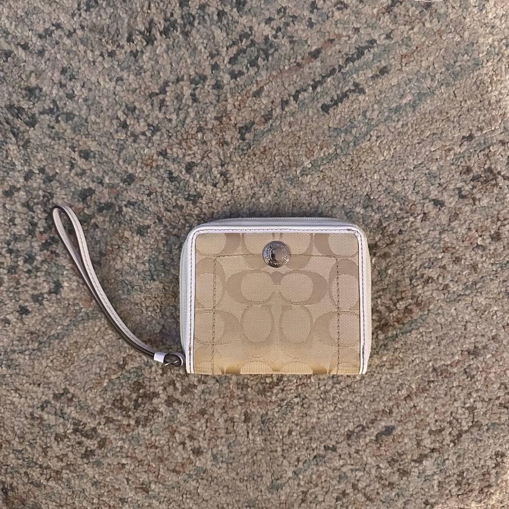 Tan Wristlet Wallet